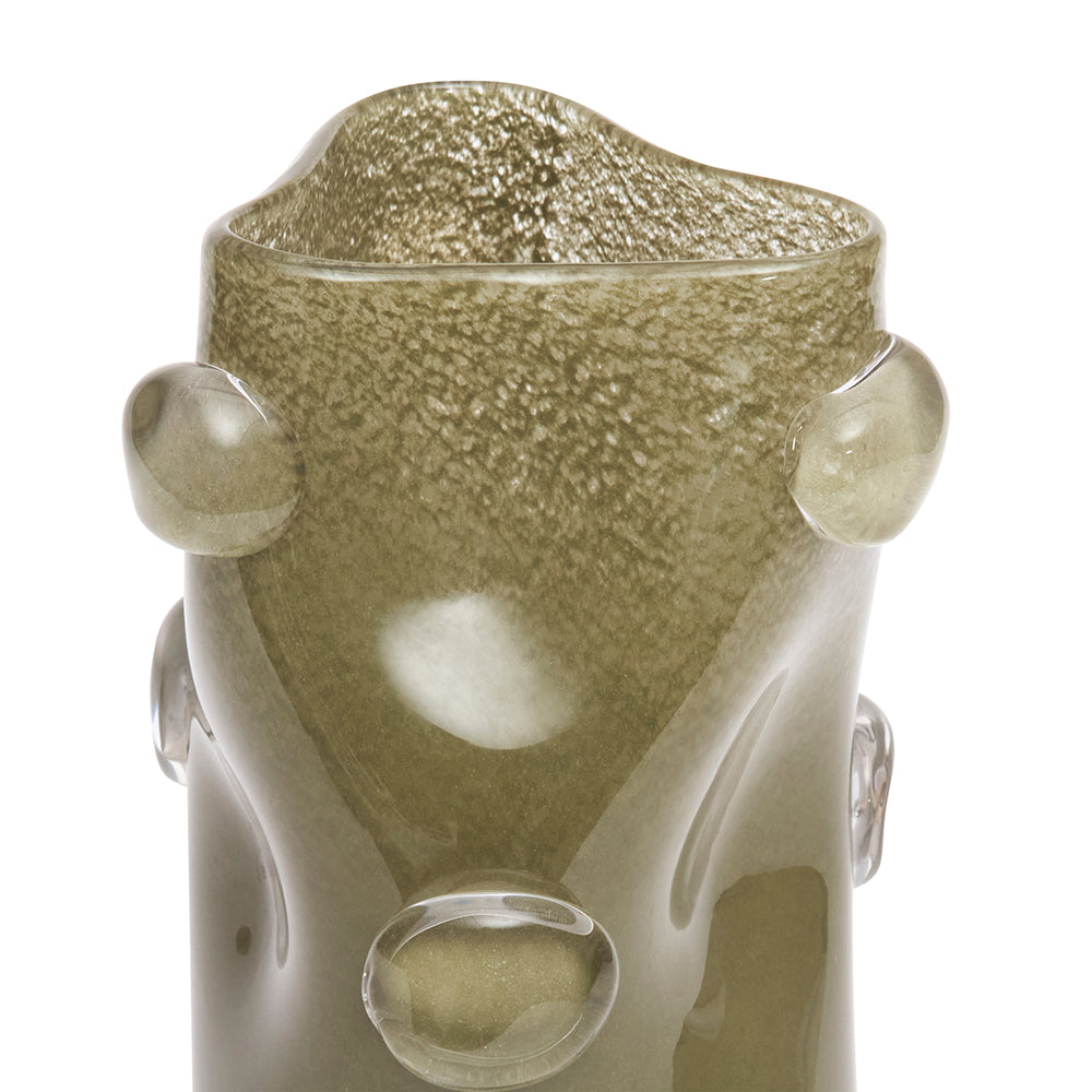Vaso de Vidro Bolhas