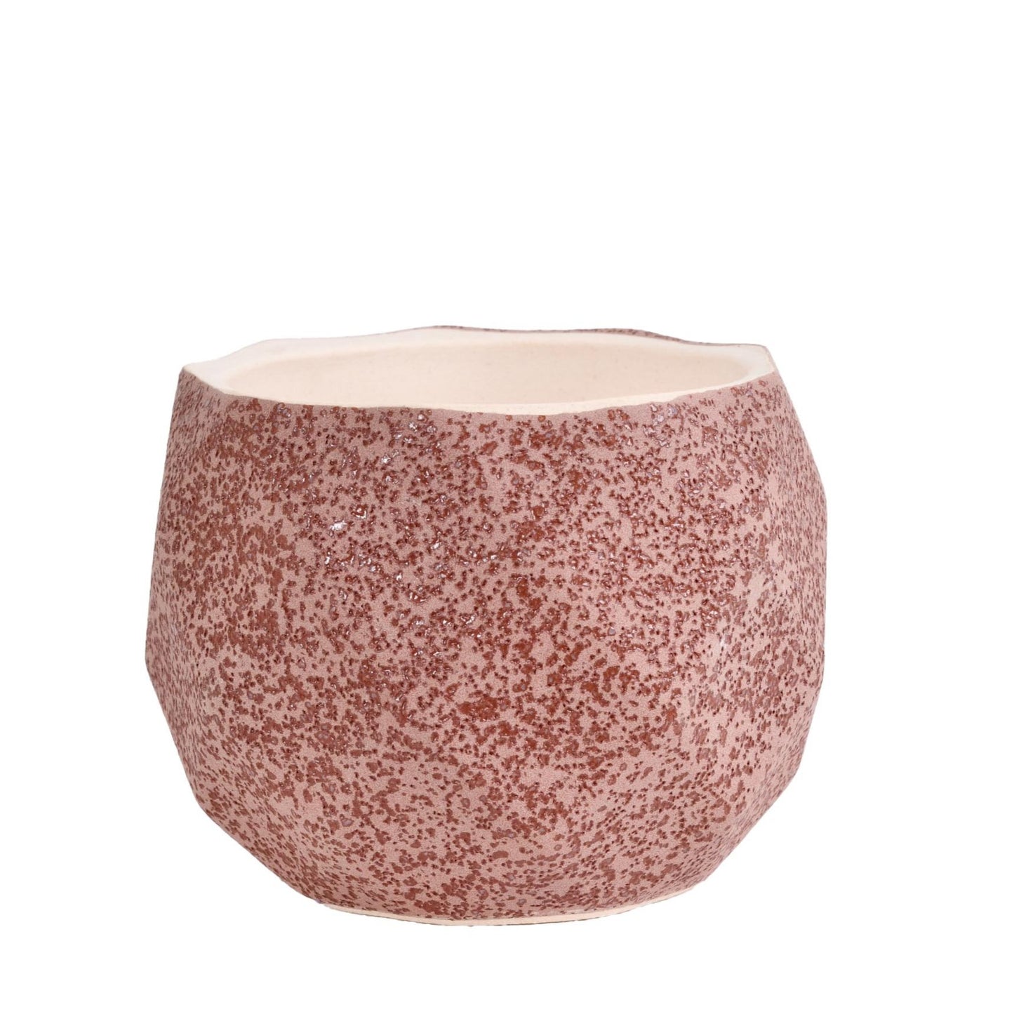 Mini Cachepot de Cerâmica Café