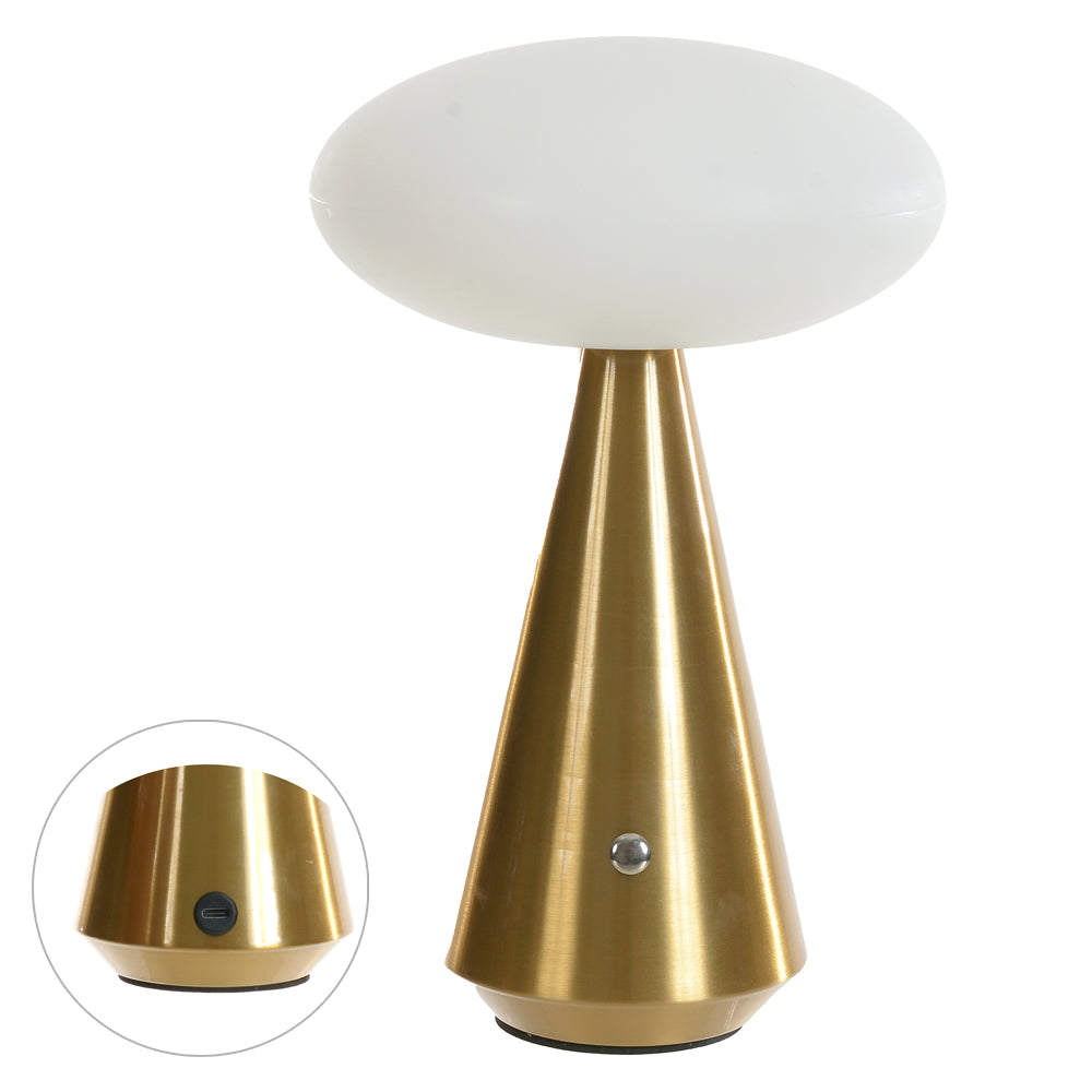 Luminária de Mesa LED Metal USB