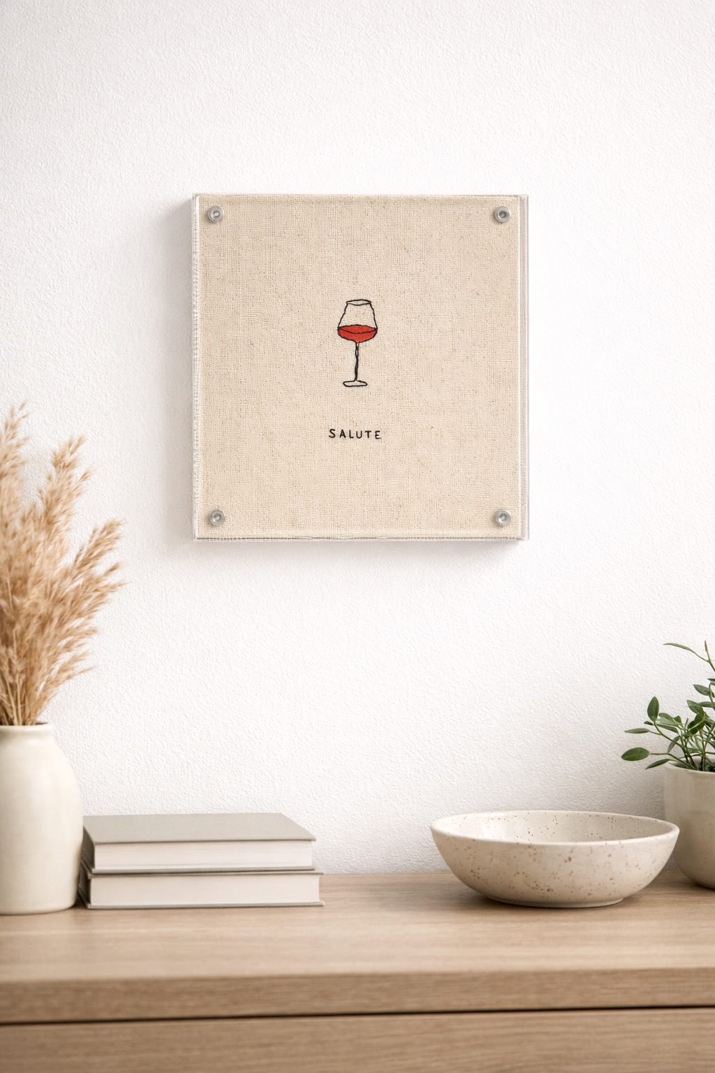 Quadro Acrílico Salute