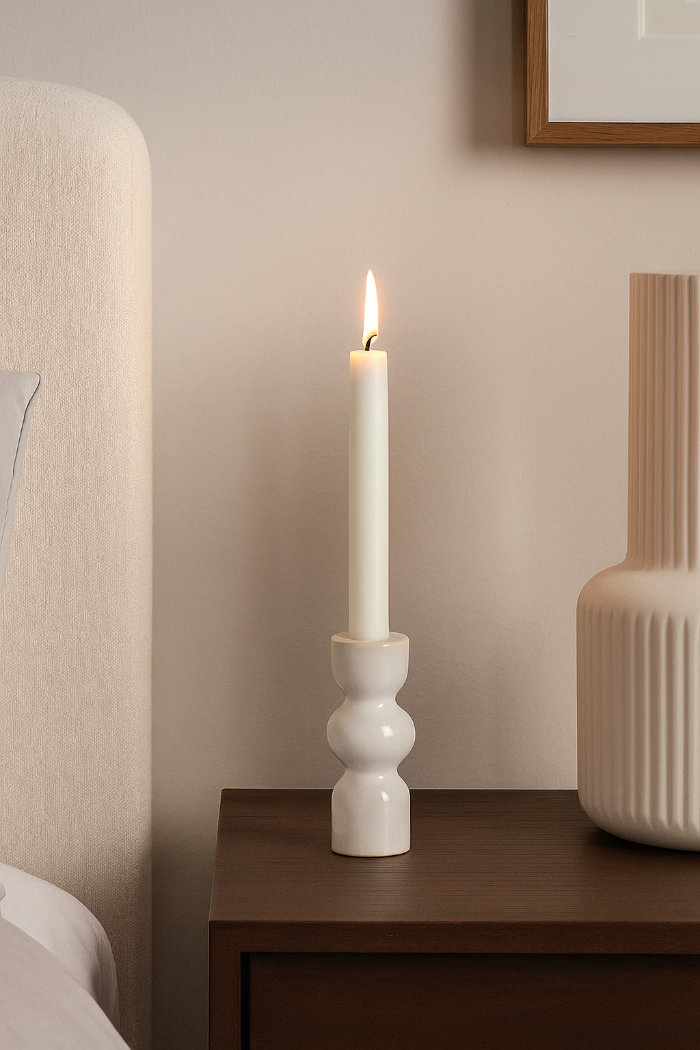 Porta Velas de Cerâmica G