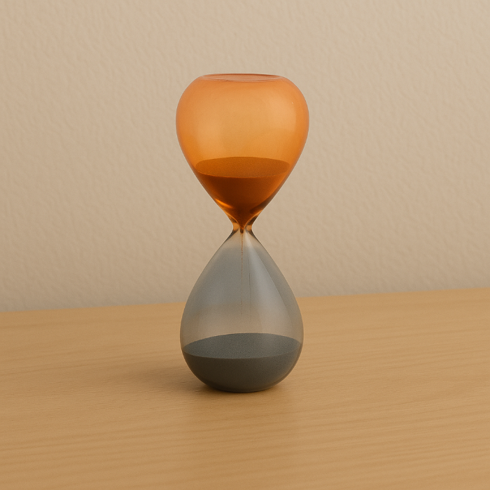 Ampulheta de Vidro 30 Minutos