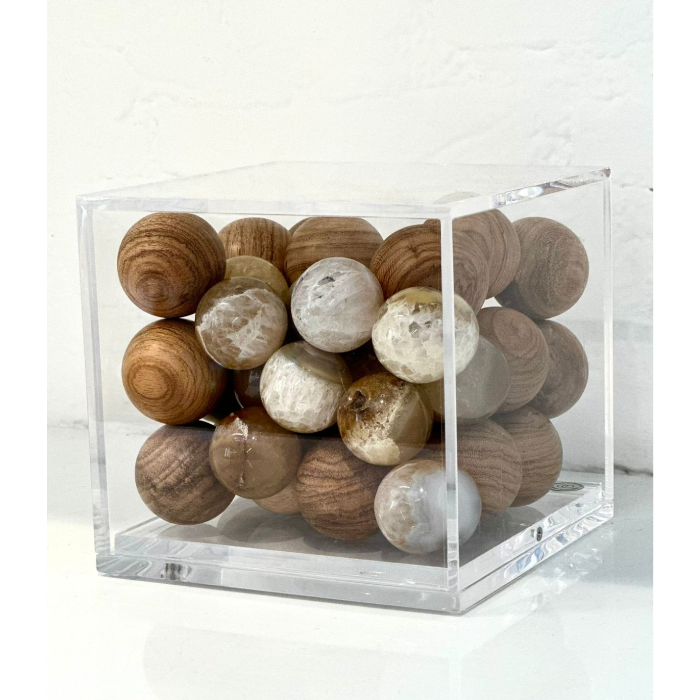 Caixa de Acrílico Multi Geo Freijo