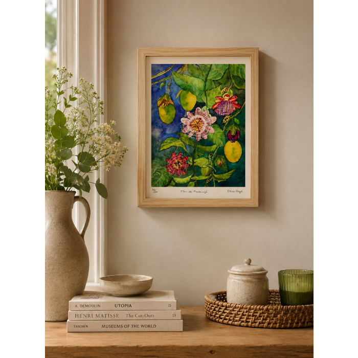Quadro Flor de Maracujá
