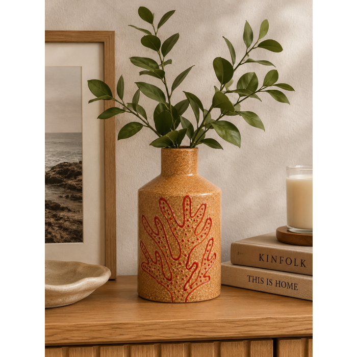 Vaso de Cerâmica Coral P