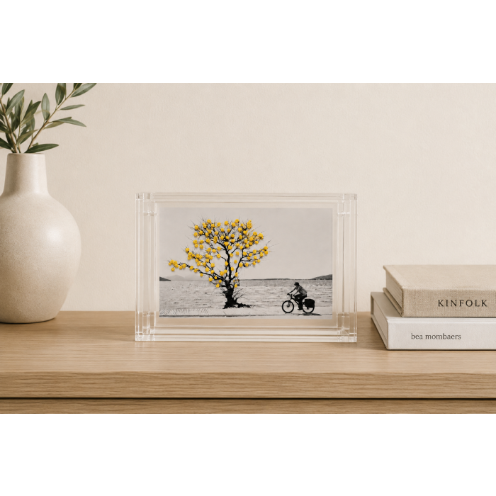 Quadro Acrílico Árvore Amarela Acrílico