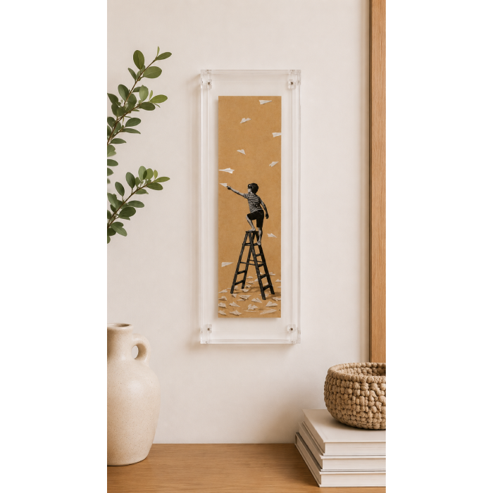 Quadro Decorativo de Acrílico Aviões- Greghi Design