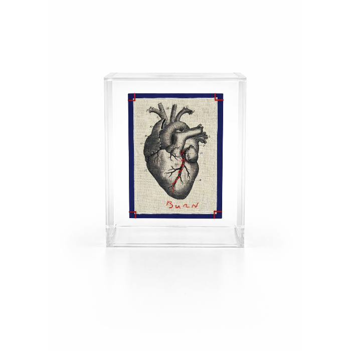 Quadro Acrílico Ilustração Artística “Burn”.