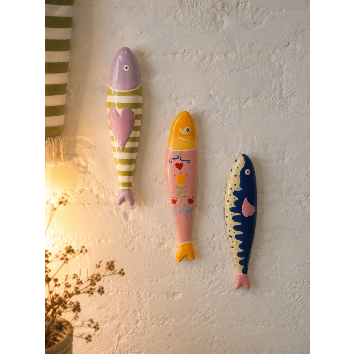 Sardinha Decorativa de Cerâmica