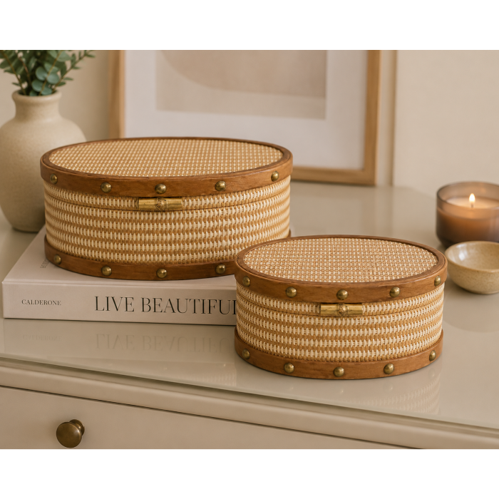 Caixa Decorativa Oval G