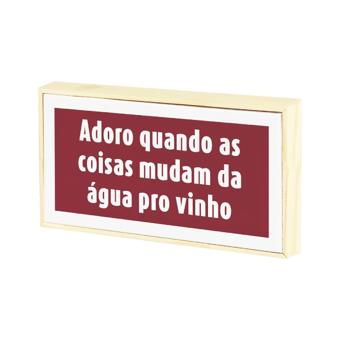 Wood Azule - Adoro Quando as Coisas