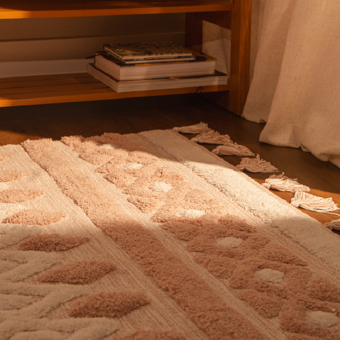 Tapete Étnico Alto Relevo