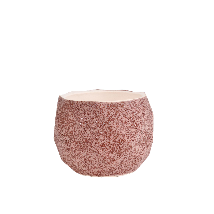Mini Cachepot de Cerâmica Café