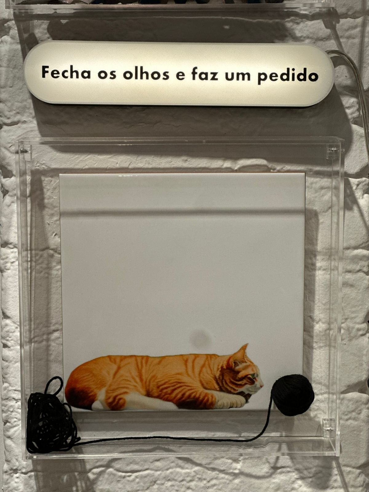 Luminária Pílula Preta Frases " Fecha os Olhos...."