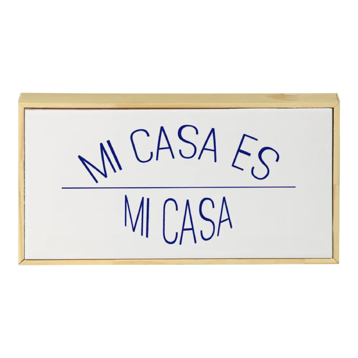 Wood Azule - Mi Casa Es Mi Casa