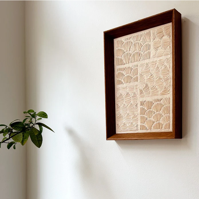 Quadro Chanfrado Leque