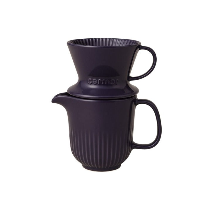 Cafeteira de Porcelana Roxo
