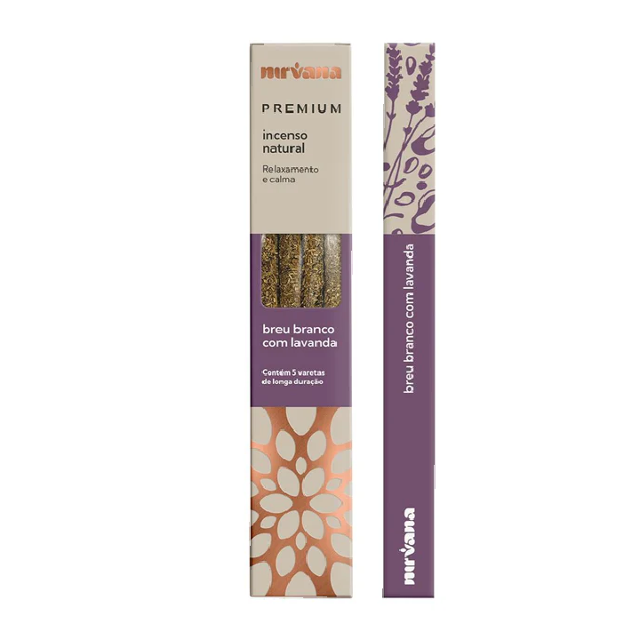 Incenso Natural Breu Branco com Lavanda