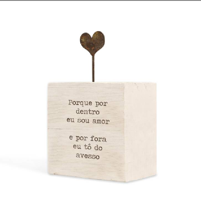 Bloco Cubo "Porque por Dentro..."