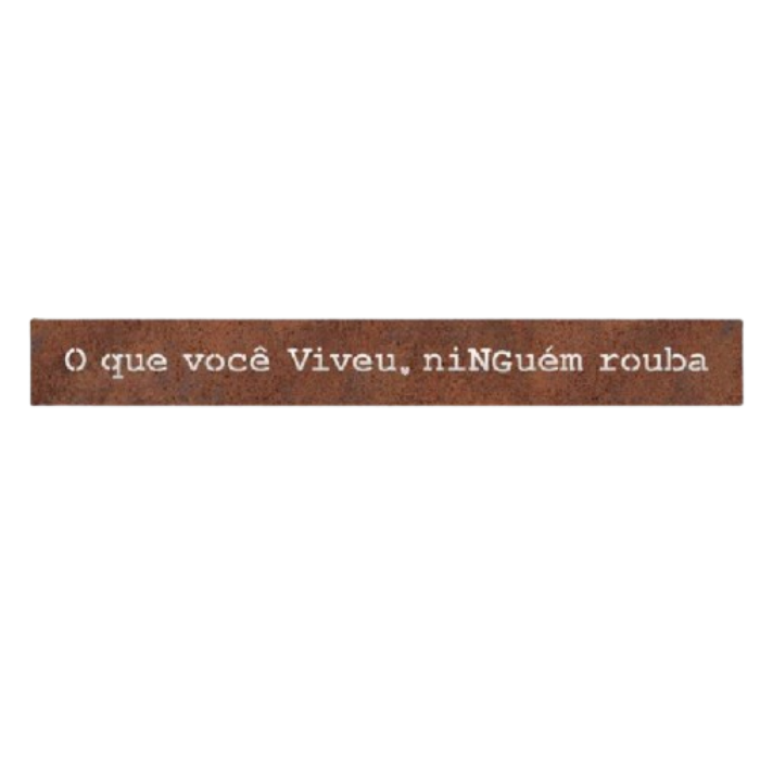 Frase de Ferro - O Que Você Viveu...