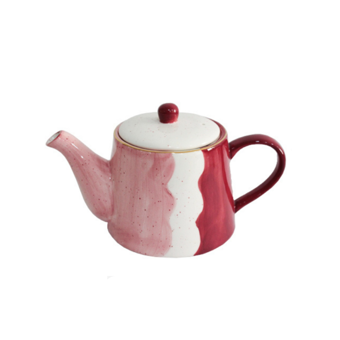 Bule Porcelana Aquarela