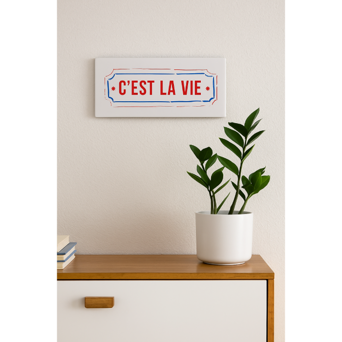 Azulejo Decorativo Cest La Vie