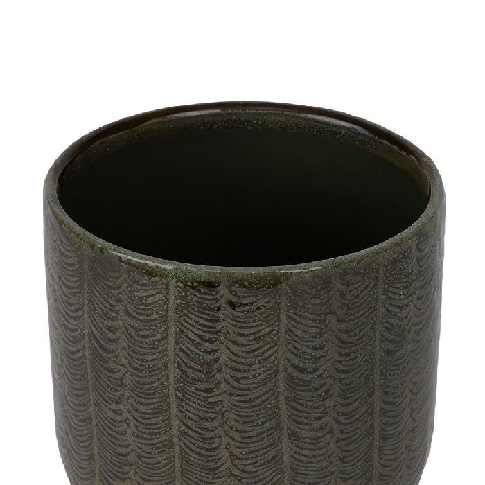 Cachepô de Cerâmica Texturizado P