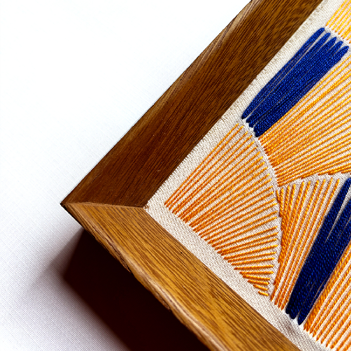 Quadro Chanfrado Leque