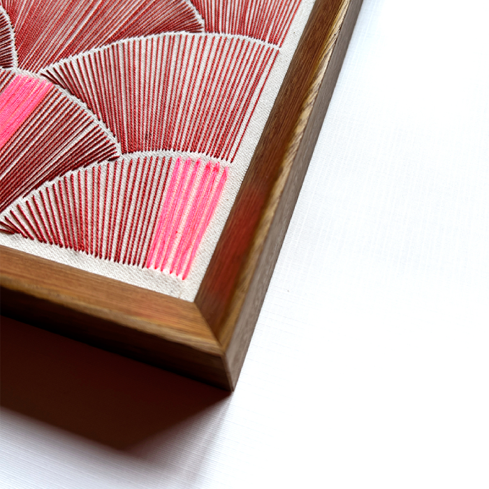 Quadro Chanfrado Leque