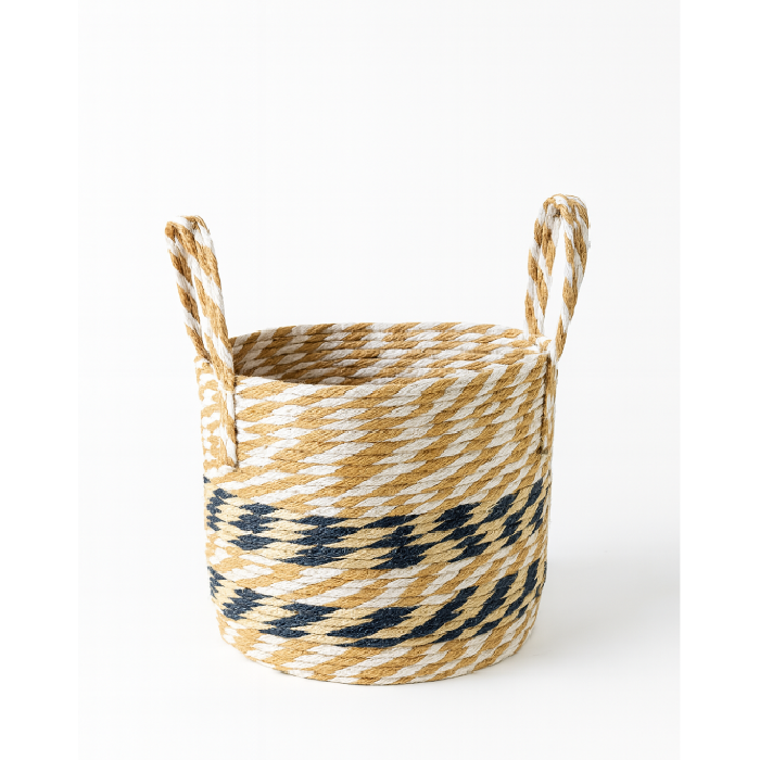Cesto Listras Azul M