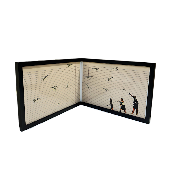 Quadro V Aviões de Papel - Greghi Design