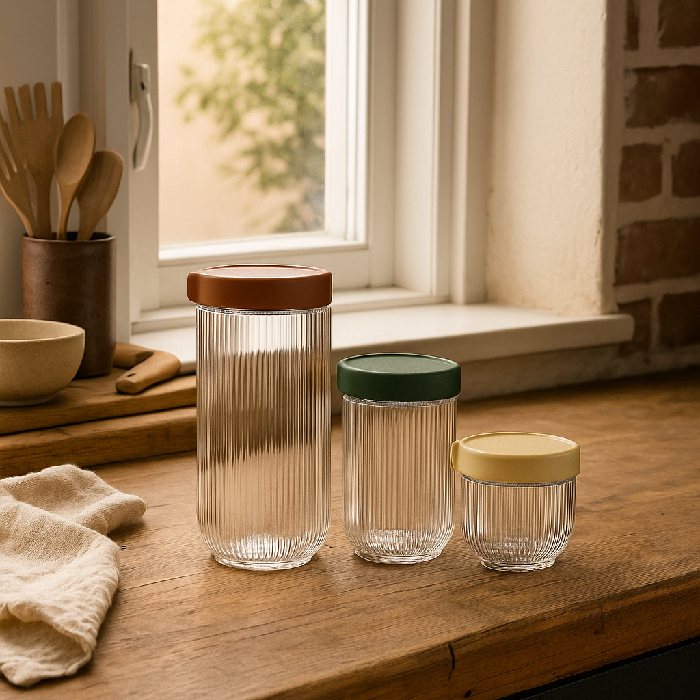 Conjunto de Potes Canelados