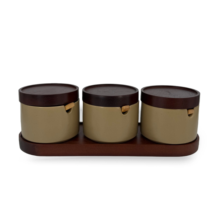 Conjunto de Potes em Cerâmica