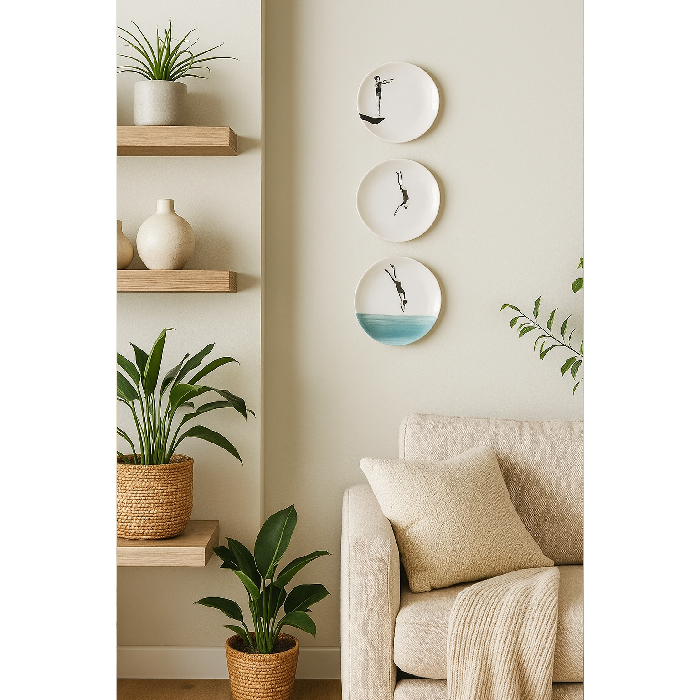 Conjunto de Pratos Mergulhador - Greghi Design