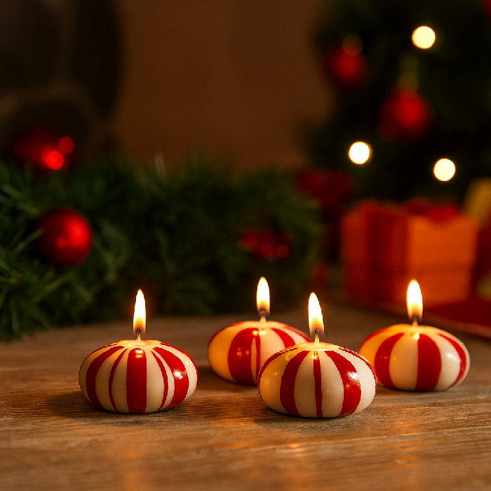 Conjunto de Velas Decorativas Natal