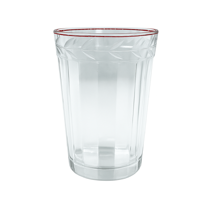 Copo Americano Filete Vermelho