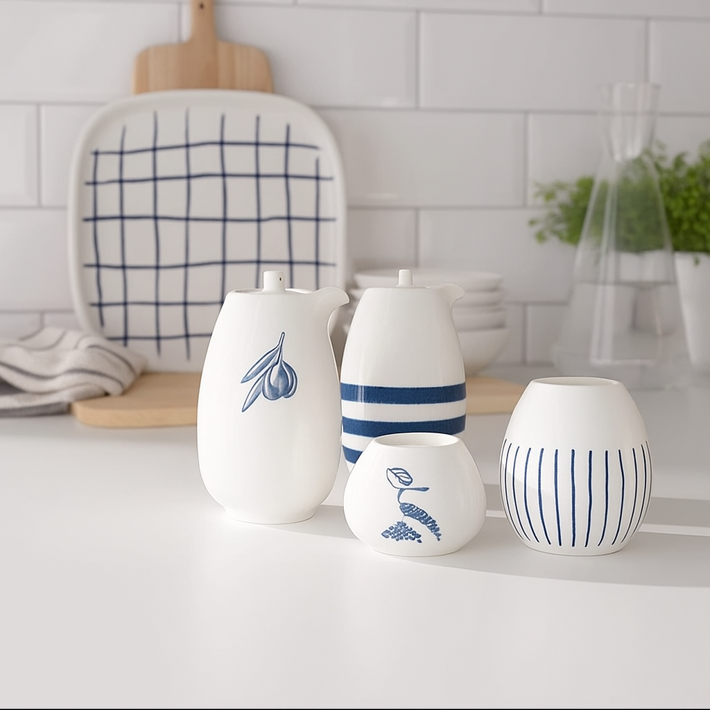 Galheteiro de Porcelana