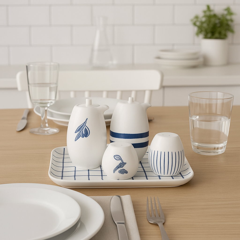 Galheteiro de Porcelana