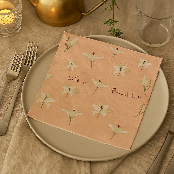 Guardanapo de Papel Decorativo - Life Is