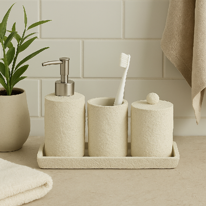 Kit Banheiro de Polirresina