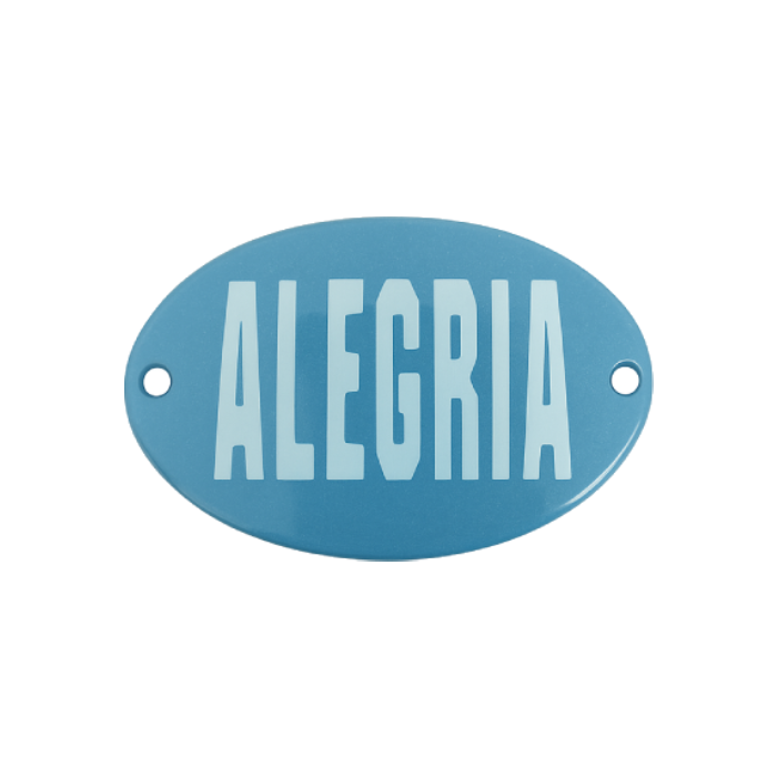 Mini Placa Alegria