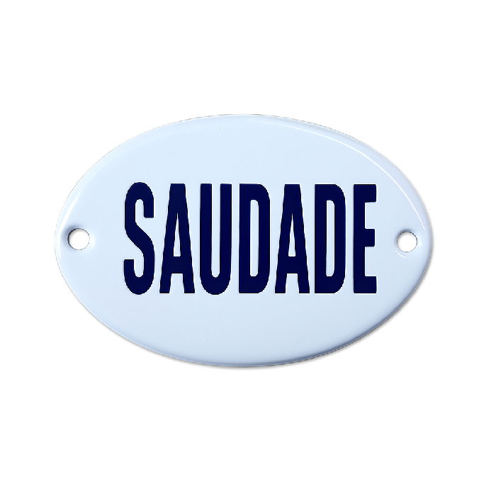 Mini Placa Saudade