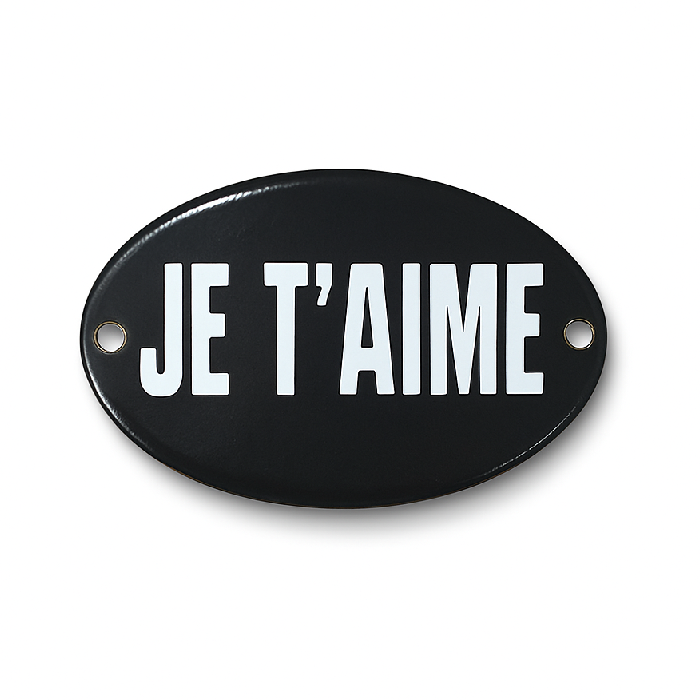 Mini Placa je t'aime