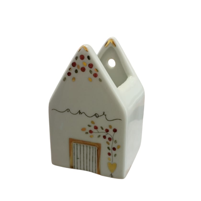 Mini Vaso Casinha Amor