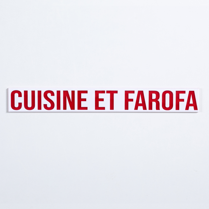 Placa Acrilica Vazado Cuisine Et Farofa