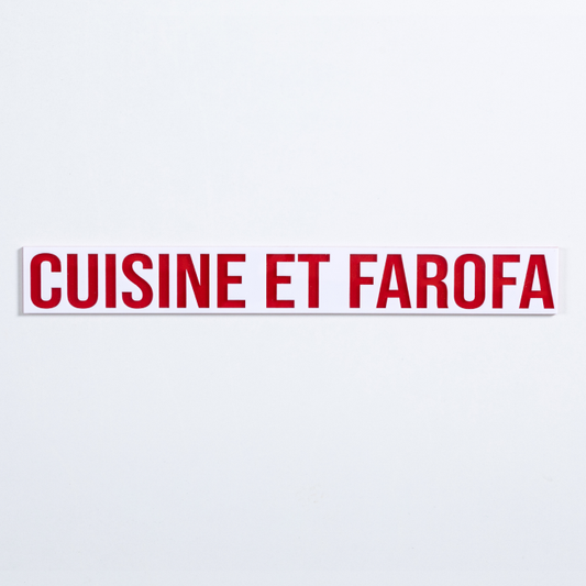 Placa Acrilica Vazado Cuisine Et Farofa