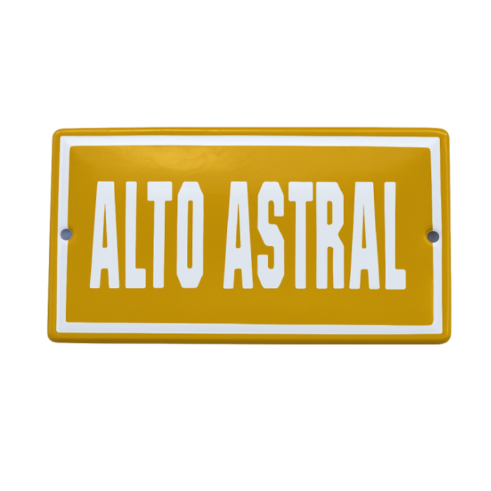 Placa Decorativa Esmaltada Alto Astral