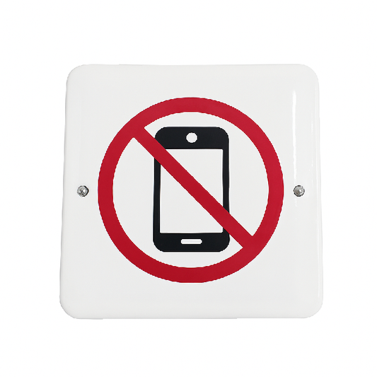 Placa Decorativa Proibido Celular