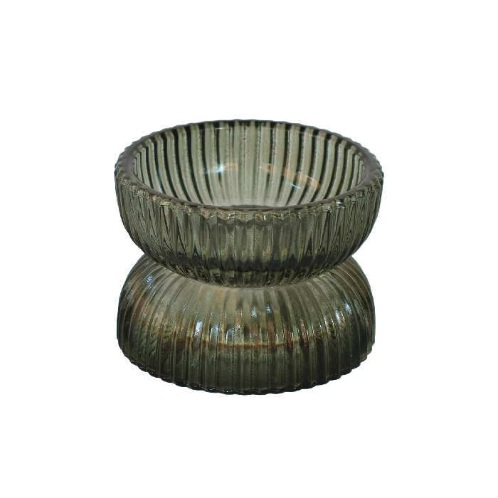 Porta-vela Canelado Green