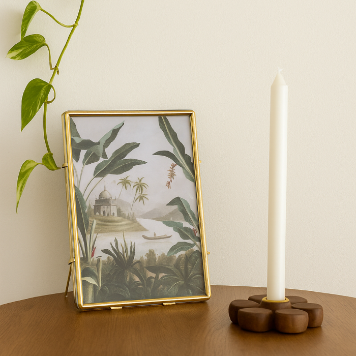 Porta Velas Flor